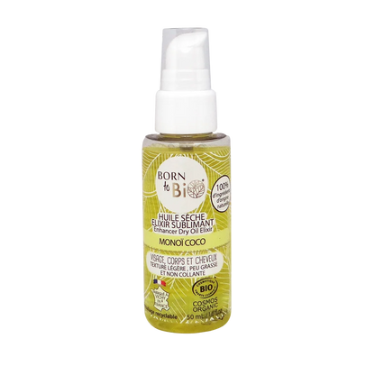 Elixir sublimant Monoï Coco – Huile sèche certifiée bio