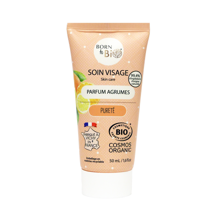 Soin visage anti-pollution aux agrumes – Certifié bio