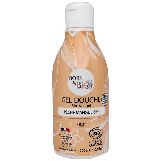 Gel Douche Pêche Mangue - Certifié Bio